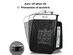 Costway 1500W Portable Electric PTC Space Heater Safety Shut-Off Tilt Protection Office - Black + Sliver