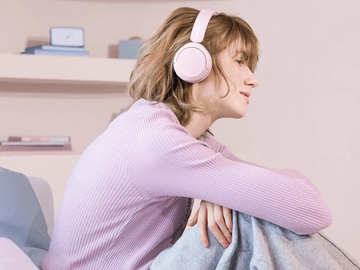 Sony WH-CH520 Wireless Headphones - Pink (Open Box)