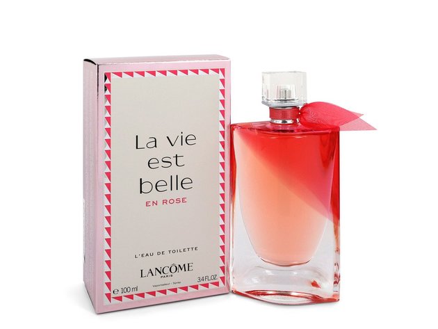 La Vie Est Belle En Rose by Lancome L'eau De Toilette Spray 3.4 oz