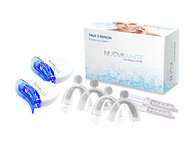 NUOVAWHITE Charcoal Teeth Whitening System: 2-Person Pack