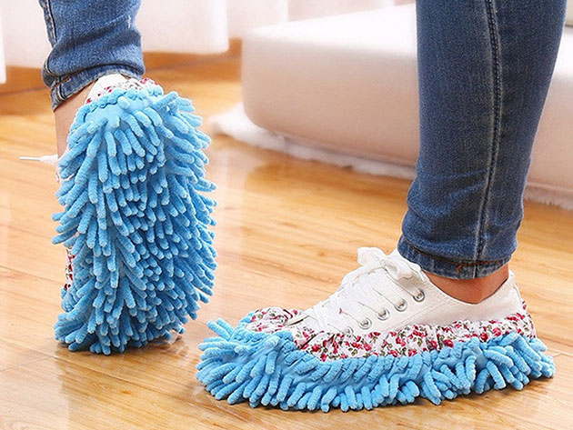 Lazy Maid Quick-Mop Slippers