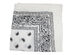Pack of 20 XL Non Fading Paisley Polyester Bandanas 27 x 27 In - Bulk Wholesale - White