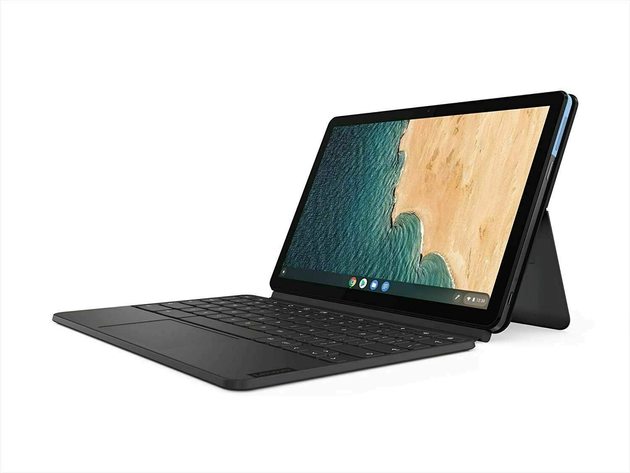 Lenovo Chromebook Duet, 128/4GB 2-in-1, 10.1" WUXGA 1920x1200 Display, Iron Grey (Used, Open Retail Box)