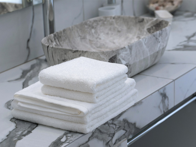 6-Piece Soji Smart Towel Set (White)