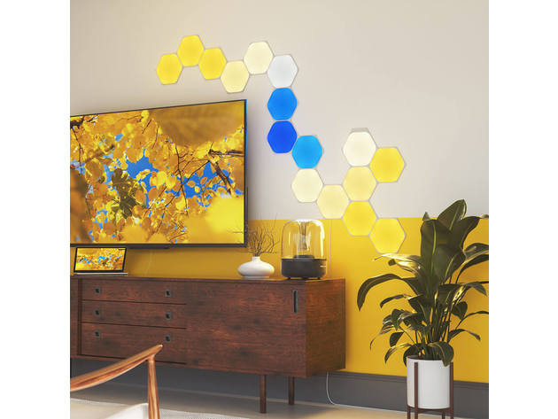 nanoleaf NL427003HX7P Hexagon Light Panels - Smarter Kit - 7 Panels