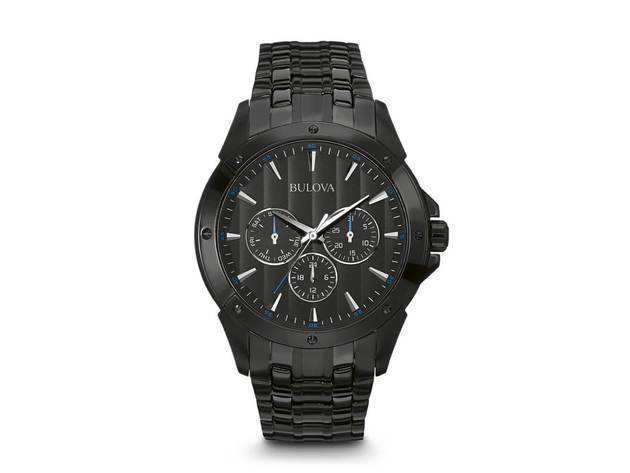 Bulova 98C121 Mens Black Finish Watch