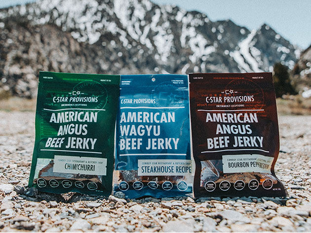  The Saloon Beef Jerky Sampler: 3-Pack