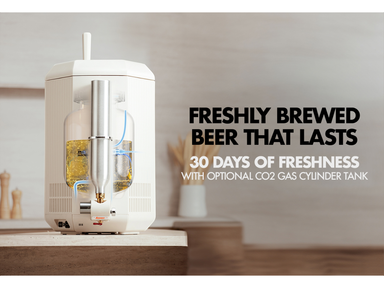 iGulu F1 All-in-One Automated Home Craft Beer Brewer with 3 Beer Kits & Master Mode