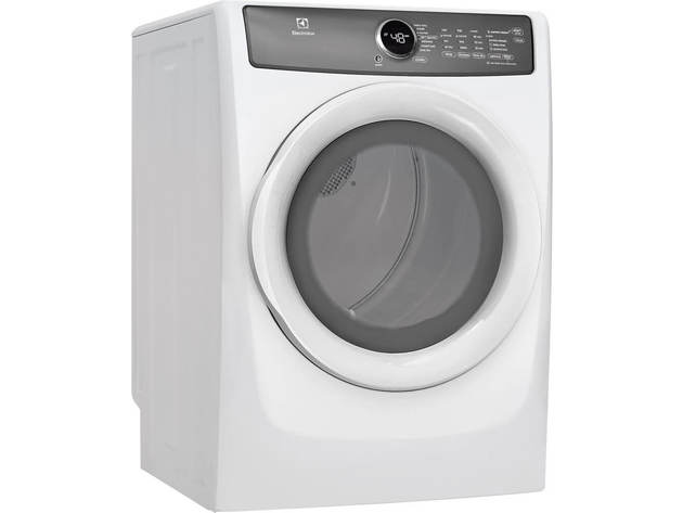 Electrolux EFME427UIW 8.0 Cu. Ft. White Electric Dryer with Steam