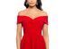 Xscape Women's Off The Shoulder Party Dress Red Size 2