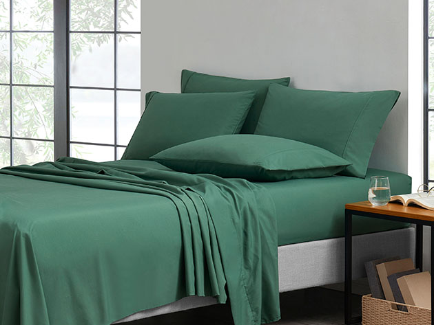 4-Piece Bamboo Comfort Luxury Sheet Set (Emerald/Twin)