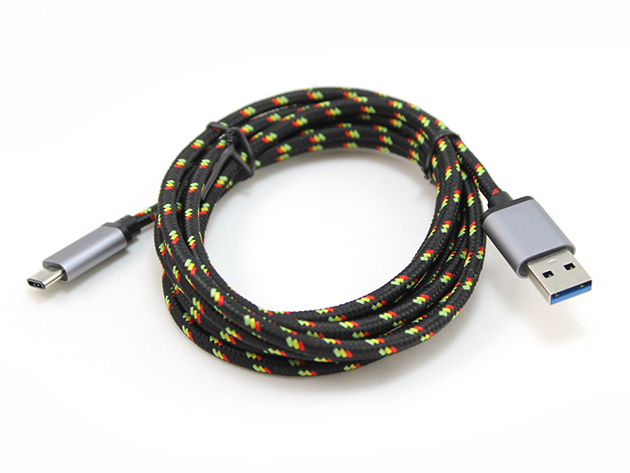 Juiced Systems USB-C 6.5-Foot Braided Cable