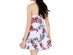 B Darlin Juniors' Strapless Floral-Print A-Line Dress White Size 5/6