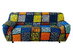 Modern Sofa Slipcover (Colorful Square Pattern/4 Seater)