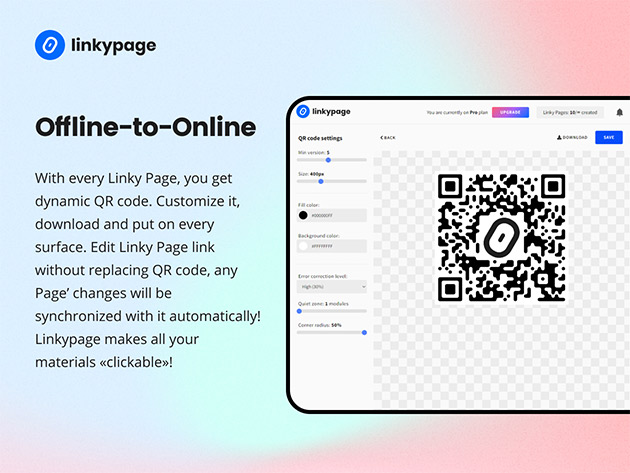 Linkypage: Pro Lifetime Subscription 