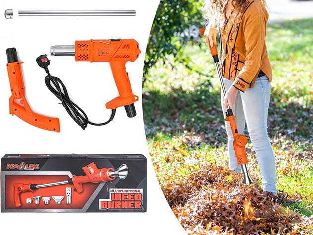 3-in-1 Multifunctional Electric Grass Burning Machine (Orange)