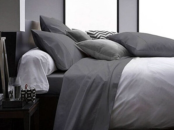 Ultra Soft 1800 Series Bamboo Bed Sheets: 4-Piece Set (Full/Grey) - Product Image