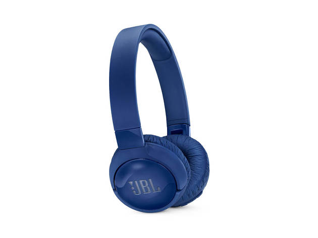 JBL T600BTNCBLU Tune 600BTNC Wireless On-Ear Noise-Cancelling Headphones - Blue