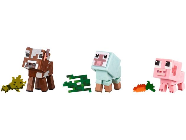 Minecraft Digital Exciting Comic Mode Swappable Faces Figures Baby ...