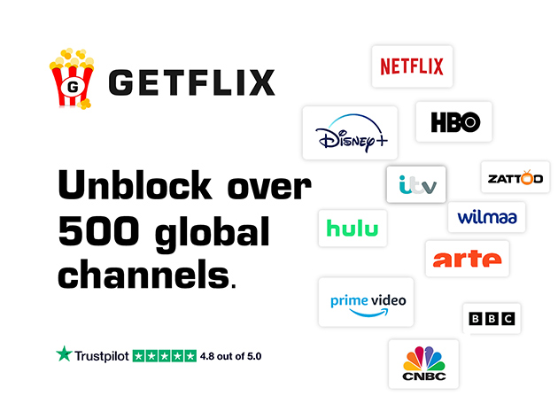 Getflix Smart DNS & VPN: Lifetime Subscription