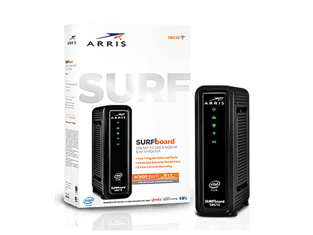 ARRIS SBG10 SURFboard DOCSIS 3.0 Cable Modem And Wi-Fi Router ...