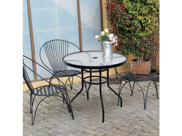 Costway 32 Patio Round Table Tempered Glass Steel Frame Outdoor Pool Yard Garden Stacksocial - 32 Outdoor Patio Round Tempered Glass Top Table With Umbrella Hole Costway 32 Patio Round Table Tempered Glass Steel Frame Outdoor Pool Yard Garden Stacksocial - 32 Outdoor Patio Round Tempered Glass Top Table With Umbrella Hole