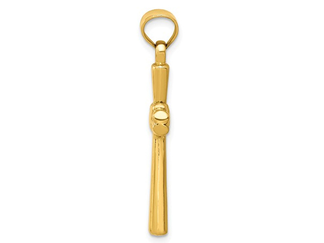 14K Yellow Gold Cross Pendant Necklace with Chain