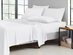 Juego de Sábanas Bamboo Comfort Luxury de 6 piezas (Blanco/Twin)