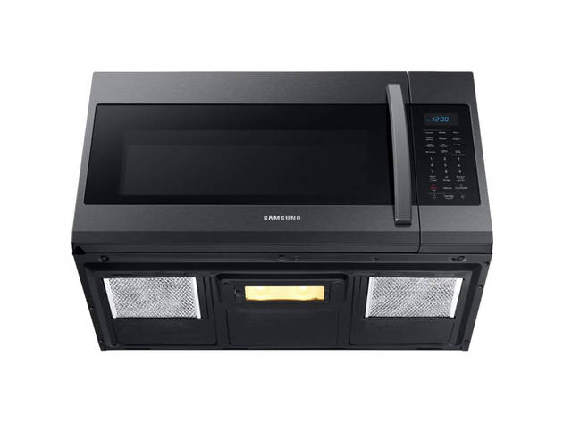 Samsung ME19R7041FG 1.9 Cu. Ft. Black Stainless Over the Range Microwave