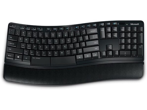 Microsoft - Ergonomic Full-size Wireless Sculpt Comfort Desktop