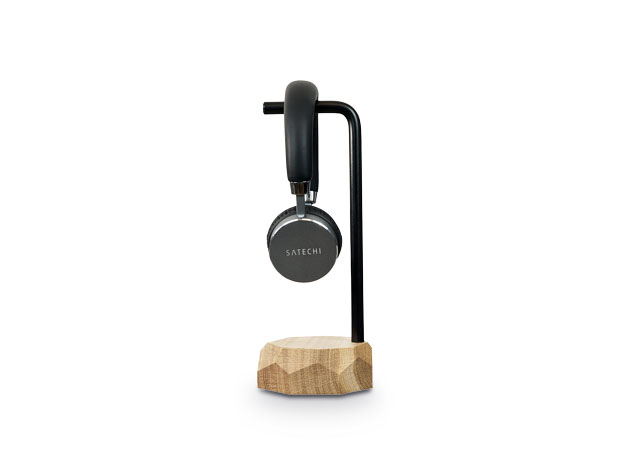 Oakywood Wooden Headphone Stand, Oak