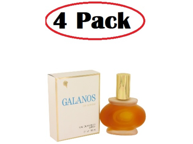 4 Pack of Galanos De Serene by James Galann Eau De Parfum Spray 2 oz