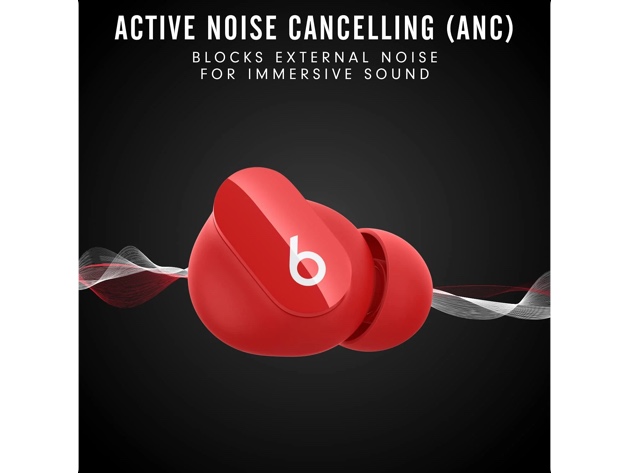 Beats Studio Buds Wireless Noise Cancelling Earbuds (Red)