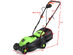 Costway 12 Amp 14-Inch Electric Push Lawn Corded Mower With Grass Bag Green