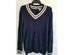 Club Room Men's Textured Cricket Sweater  Blue Size Medium