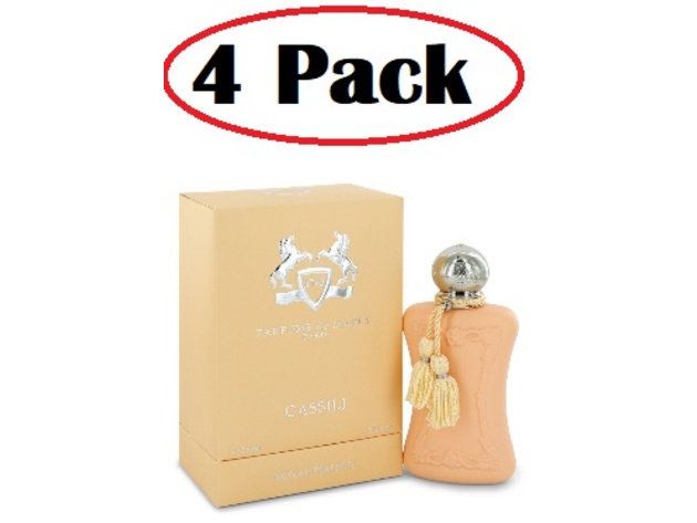4 Pack of cassili by Parfums De Marly Eau De Parfum Spray 2.5 oz