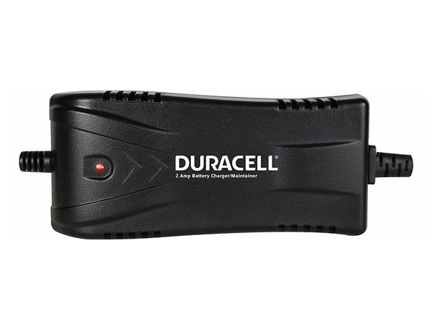 Duracell DRBM2A Black 2 Amp Battery Charger/Maintainer (Like New, No Retail Box)