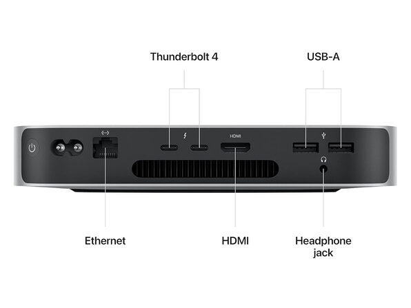 Apple Mac mini (2023) M2 8CPU 10GPU 16GB RAM 256GB SSD