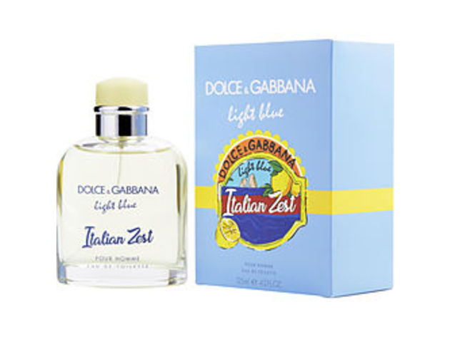 D & G LIGHT BLUE ITALIAN ZEST POUR HOMME by Dolce & Gabbana EDT SPRAY 4.2 OZ For MEN