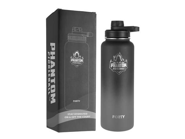 40oz Phantom Pickleball Insulated Water Bottle