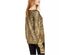 INC International Concepts Women's Metallic Pointelle Sweater Gold Size Large