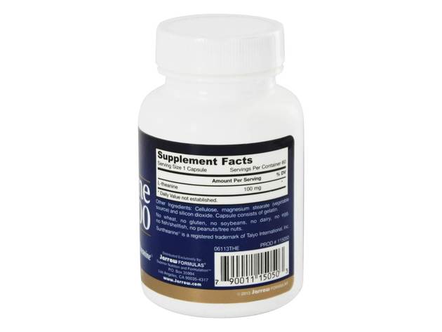 Jarrow Formulas - Theanine 100 mg. - 60 Capsules