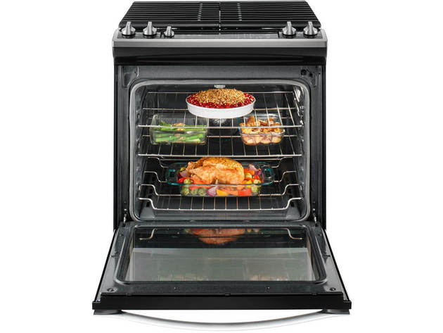 Whirlpool WEG745H0FS 5.8 cu. ft. Stainless Steel Slide-In Gas Range