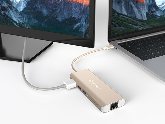 CASA USB-C 6-Port Hub (Gold)