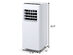 Costway 12000BTU Electric Portable Air Cooler Dehumidify Cool Fan W/ Remote Control - White