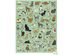 Ridley's Cat and Feline Lovers Activity Jigsaw Puzzle, Features 54 Cat Illustrations and Characteristics of Each Breed, 1000 Piece