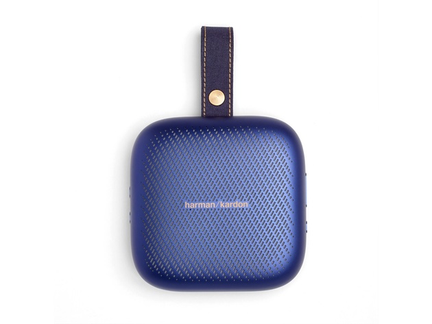 Harman Kardon NEO Portable Bluetooth Speaker Waterproof Includes a Type-C Cable for Charging - Blue