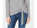 INC International Concepts Women's Ruched Top Green Size Extra Large