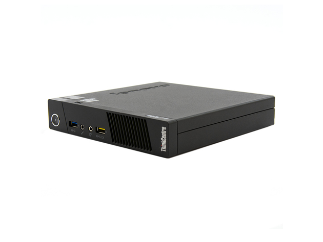 Lenovo ThinkCentre M73 Tiny Form Factor Computer PC, 3.2 GHz Intel Core i3, 4GB DDR3 RAM, 120GB SSD Hard Drive, Windows 10 Professional 64 bit (Renewed)