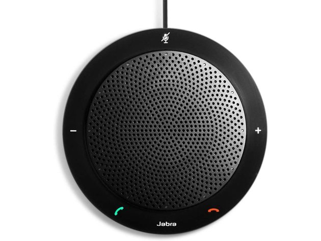 Jabra 7410-209 Speak 410 Uc Optimized On Ear Wired Speakerphone for Pc - Black (Refurbished, Open Retail Box)